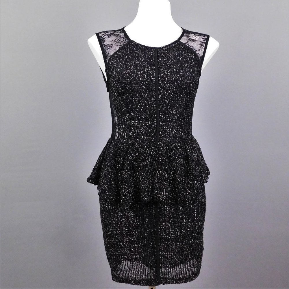 Dolls Point Women Dress Black‎ Beige 2